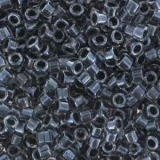 Miyuki Delica 11/0 DB0925 - Spkl Charcoal Lined Crystal