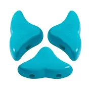 6x10mm Glass beads Hélios® by Puca® - La Divine Aqua x10g