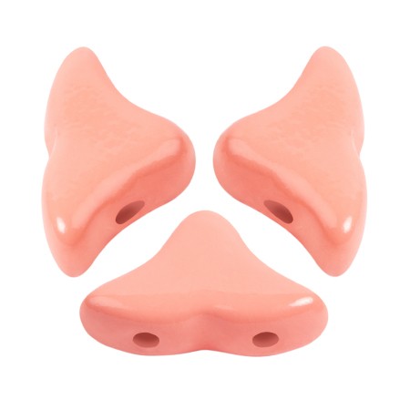 6x10mm Glass beads Hélios® by Puca® - La Divine Peach x10g