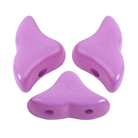 6x10mm Glass beads Hélios® by Puca® - La Divine Lilac x10g