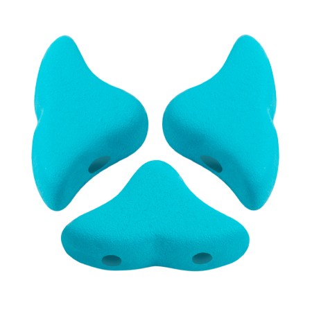 6x10mm Glass beads Hélios® by Puca® - La Divine Aqua Mat x10g