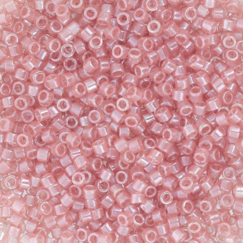 Miyuki Delica 11/0 DB1481-1 - Transparent Salmon Luster x8g