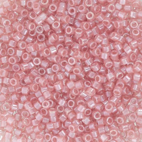 Miyuki Delica 11/0 DB1481-1 - Transparent Salmon Luster x8g