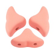 6x10mm Glass beads Hélios® by Puca® - La Divine Peach Mat x10g