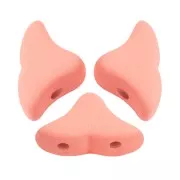 6x10mm Glass beads Hélios® by Puca® - La Divine Peach Mat x10g