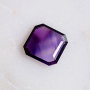 13.6x13.1 mm Amethyst rectangle - 6.71 cts x1|raw }}