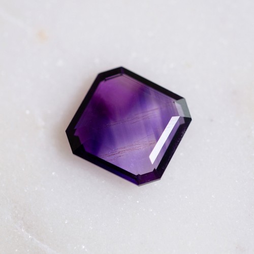 13.6x13.1 mm Amethyst rectangle - 6.71 cts x1