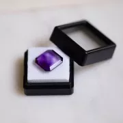 13.6x13.1 mm Amethyst rectangle - 6.71 cts x1