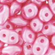 SuperDuo 2.5x5mm Pastel Pink x10g