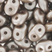 SuperDuo 2.5x5mm Pastel Light Brown x10g