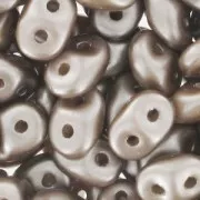 SuperDuo 2.5x5mm Pastel Light Brown x10g