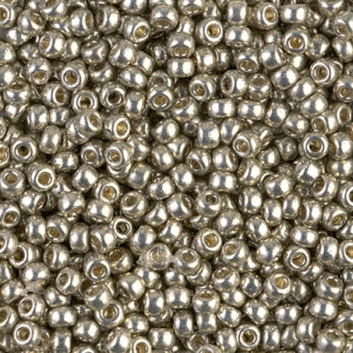 Rocaille Miyuki Duracoat 8/0 4221 - Galvanized Light Pewter x8g