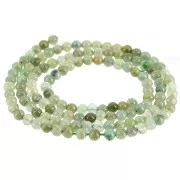3mm round gemstone bead - Nephrite Jade x40cm