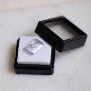 13.3x9.6mm Rectangular tourmaline quartz - 3.58 cts x1