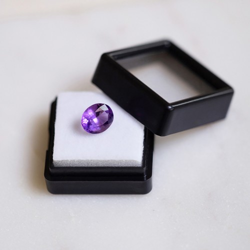 9.7x7.8mm Oval amethyst - 2.19 cts x1