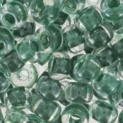 Miyuki Seed beads 8/0 217 - Green Lined Crystal x8g
