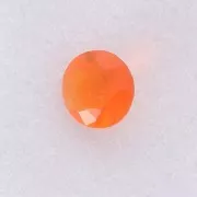 6.1mm Round fire opal - 0.5 cts x1