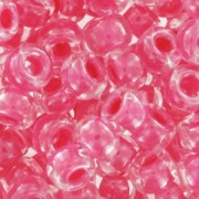 Miyuki Seed beads 8/0 208 - Carnation Pink Lined Crystal x8g