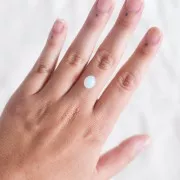 9.6x7.8mm Ethiopian oval opal - 1.72 cts x1