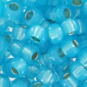 Miyuki Seed beads 8/0 647 - Aqua Silver Lined Alabaster x8g