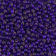Miyuki Seed beads 8/0 1427 - Dyed Silverline Dark Violet x8g