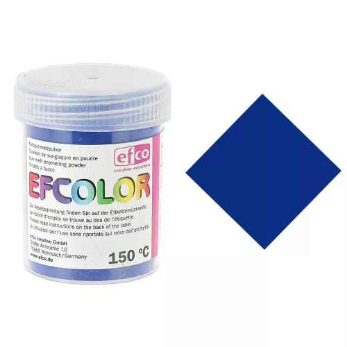 Efcolor Overglaze Powder Dark Blue x25ml