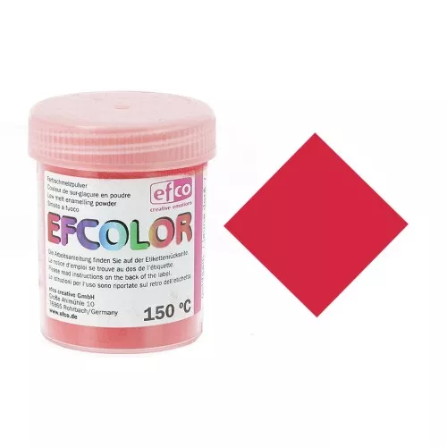 Efcolor Red overglaze powder x25ml
