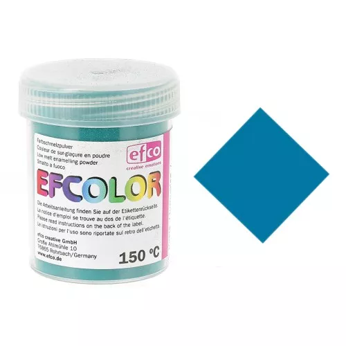 Efcolor Turquoise overglaze powder x25ml