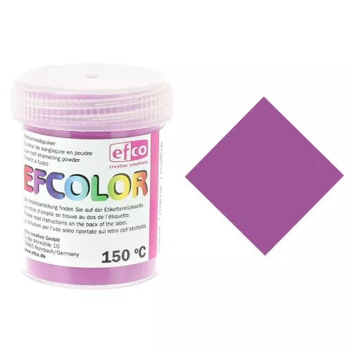Efcolor Mauve overglaze powder x25ml