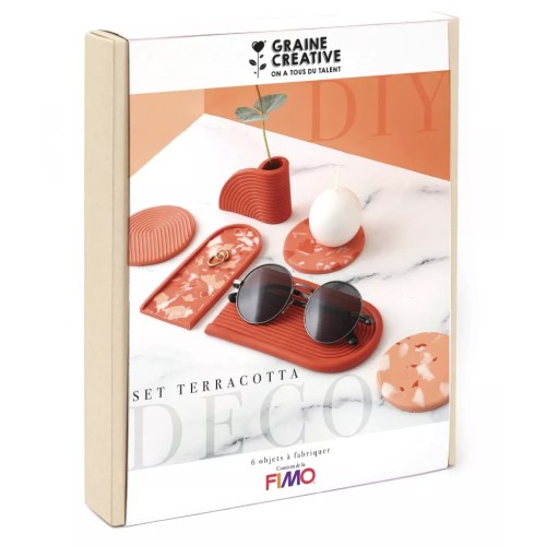 Fimo modelling kit - Home Deco Set Terracotta x1
