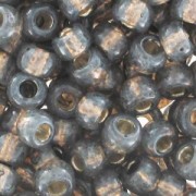 Miyuki Seed beads 8/0 650 - Dyed Rustic Gray Alabaster Silverline x8g