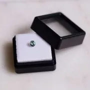 4mm Round Teal Sapphire - 0.30 cts x1