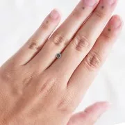 4mm Round Teal Sapphire - 0.30 cts x1