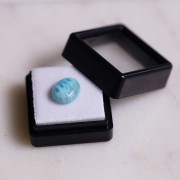 11.2x9.2mm Oval Larimar - 3.45 cts x1
