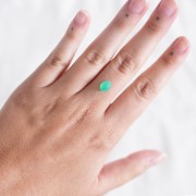 8x6.3mm Pear Chrysoprase - 1.52 cts x1