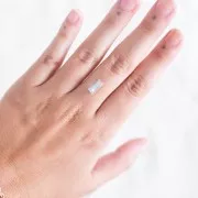 9.8x4.3mm Rectangle moonstone - 1.21 cts x1