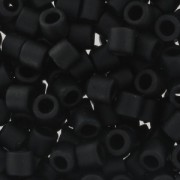 Miyuki Delica 8/0 DBL0310 - Black Mat x8g