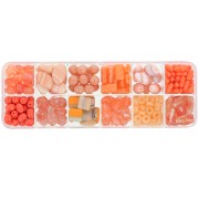 Preciosa Ornela bead assortment - Orange x200g|raw }}