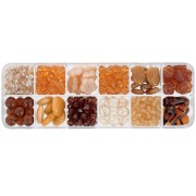Preciosa Ornela - Topaz beads assortment x200g|raw }}