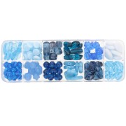Preciosa Ornela beads assortment - Aqua x200g