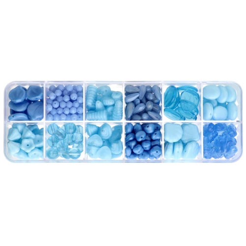 Preciosa Ornela beads assortment - Aqua x200g
