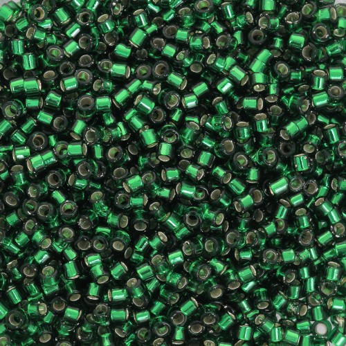 Miyuki Delica 11/0 DB0148 - Silver-Lined Forest Green, 100g