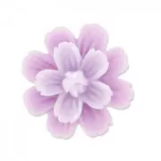 Resin cabochon flower 21mm Lilas