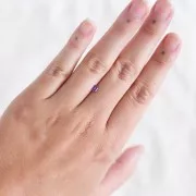 Rectangular sapphire - 4.1x3.1 mm - 0.35 cts