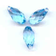 Goutte PureCrystal 6010 13x6.5 mm Aquamarine x1