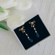 PureCrystal Drop 6010 Aquamarine 13x6.5mm x1