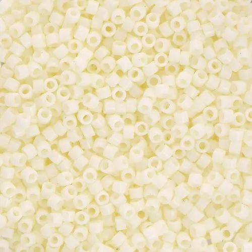 Miyuki Delica 11/0 DB2401 - Opaque Light Buttercream x8g