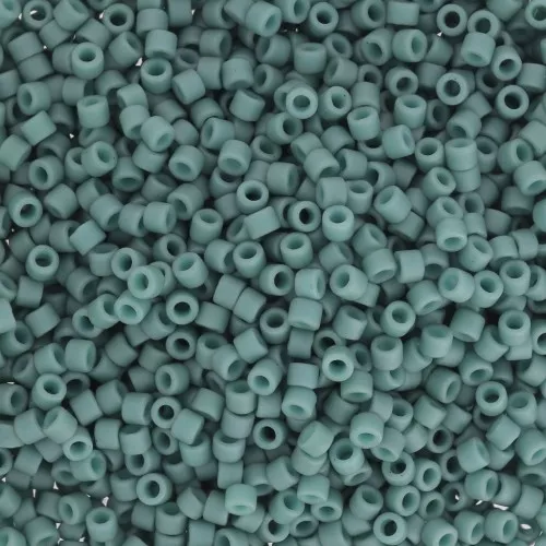 Miyuki Delica 11/0 DB2407 - Mat Opaque Eucalyptus x8g
