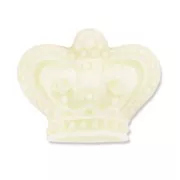 Resin cabochon crown 21x17 mm Cream