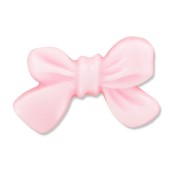 Resin cabochon Knot 23x14 mm light pink